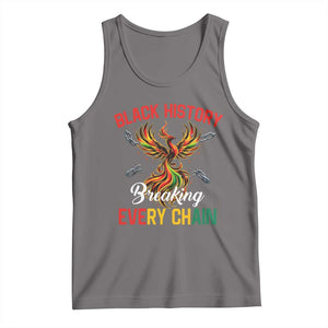 Phoenix Rising Breaking Every Chain Tank Top Black History Month Freedom Gift TS12 Deep Heather Print Your Wear