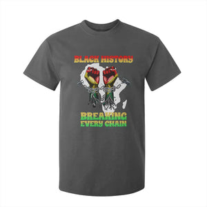 African American Civil Rights Gift T Shirt For Kid Breaking Every Chain TS12 Dark Heather Print Your Wear