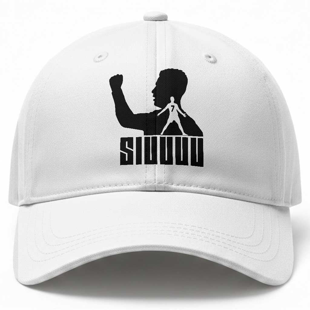 Siuuuu Number Seven Soccer Celebration Baseball Cap Funny Sport Lovers Gift TS12 Print Your Wear
