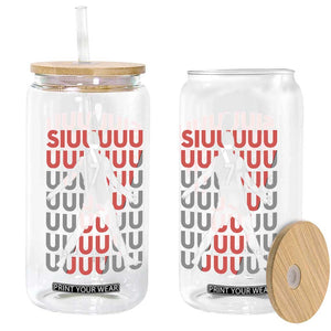 Siuuuu Soccer Celebration Glass Can Gift For Fans TS12 Print Your Wear