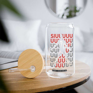 Siuuuu Soccer Celebration Glass Can Gift For Fans TS12 Print Your Wear