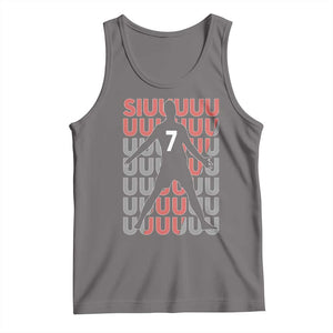 Siuuuu Soccer Celebration Tank Top Gift For Fans TS12 Deep Heather Print Your Wear