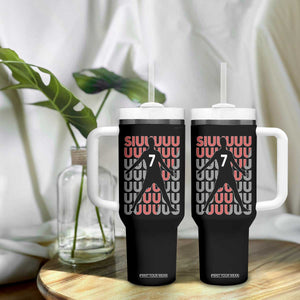 Siuuuu Soccer Celebration Tumbler With Handle Gift For Fans TS12 Print Your Wear