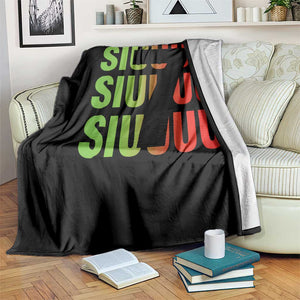 Siuuuu Soccer Celebration Throw Blanket Gift For Soccer Lovers TS12 Print Your Wear