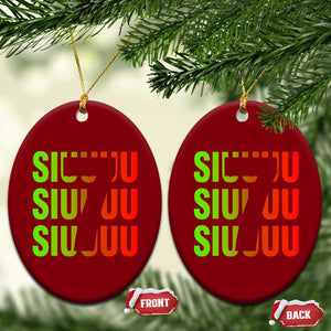 Siuuuu Soccer Celebration Ceramic Ornament Gift For Soccer Lovers TS12 Print Your Wear
