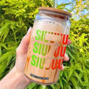 Siuuuu Soccer Celebration Glass Can Gift For Soccer Lovers TS12 Black Print Your Wear