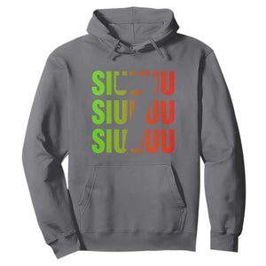 Siuuuu Soccer Celebration Hoodie Gift For Soccer Lovers TS12 Charcoal Print Your Wear