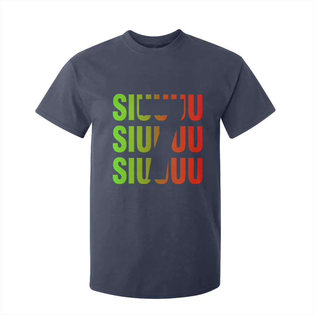 Siuuuu Soccer Celebration T Shirt For Kid Gift For Soccer Lovers TS12 Navy Print Your Wear