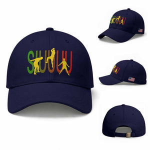 Funny Game Day Soccer Celebration Gift Baseball Cap Siuuuu TS12 Baseball Cap Universal Fit Dark Blue Print Your Wear