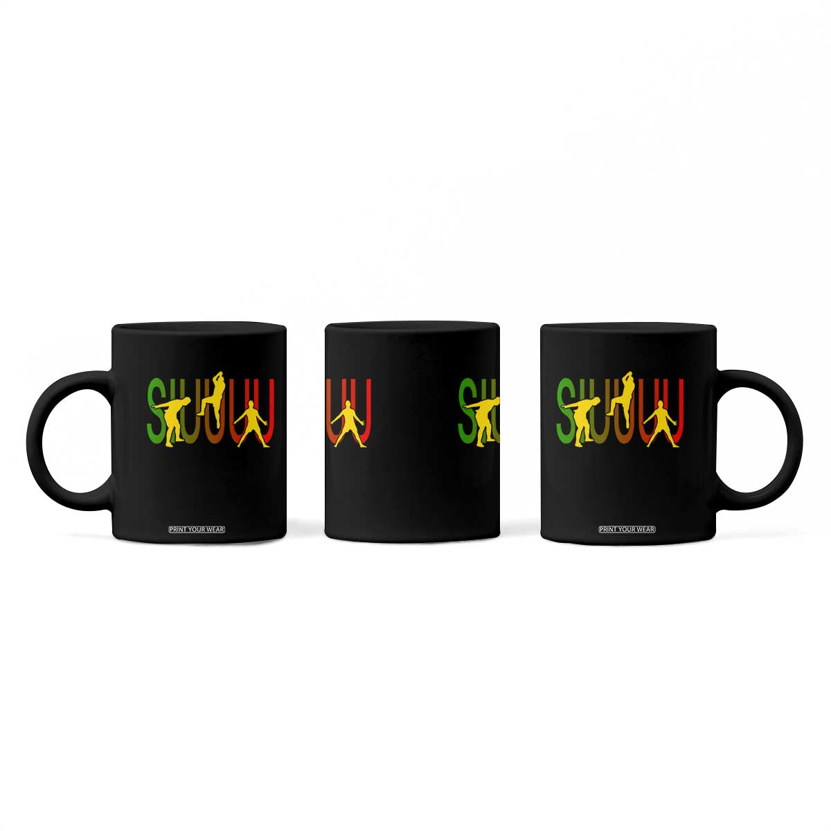 Funny Game Day Soccer Celebration Gift Coffee Mug Siuuuu TS12 Print Your Wear