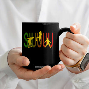 Funny Game Day Soccer Celebration Gift Coffee Mug Siuuuu TS12 Print Your Wear