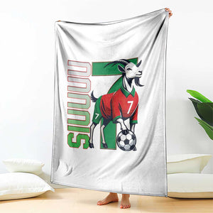 Siuuuu Game Day Soccer Celebration Throw Blanket Gift For Fans TS12 Print Your Wear
