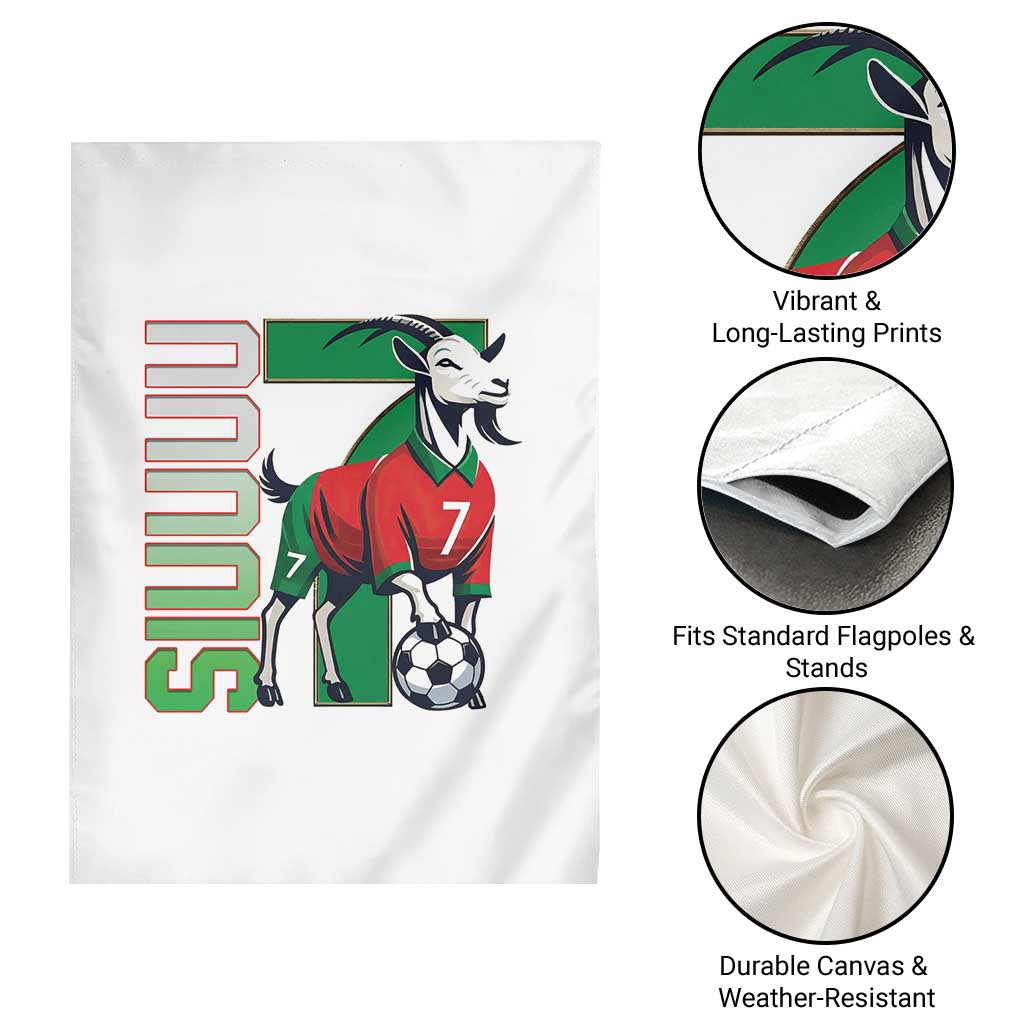 Siuuuu Game Day Soccer Celebration Garden Flag Gift For Fans TS12 Print Your Wear