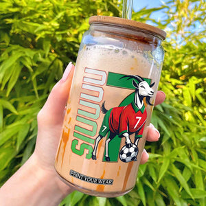 Siuuuu Game Day Soccer Celebration Glass Can Gift For Fans TS12 White Print Your Wear