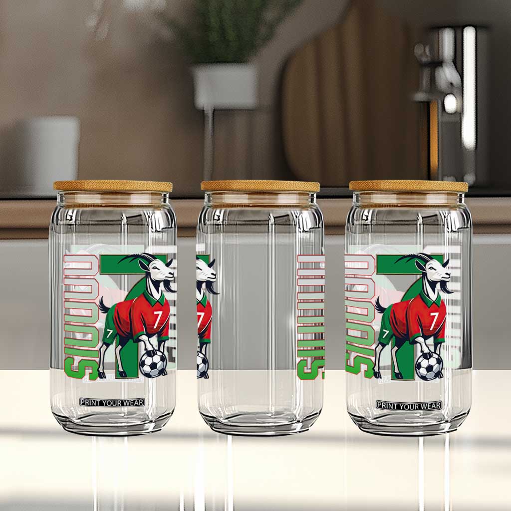 Siuuuu Game Day Soccer Celebration Glass Can Gift For Fans TS12 Print Your Wear