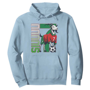 Siuuuu Game Day Soccer Celebration Hoodie Gift For Fans TS12 Light Blue Print Your Wear