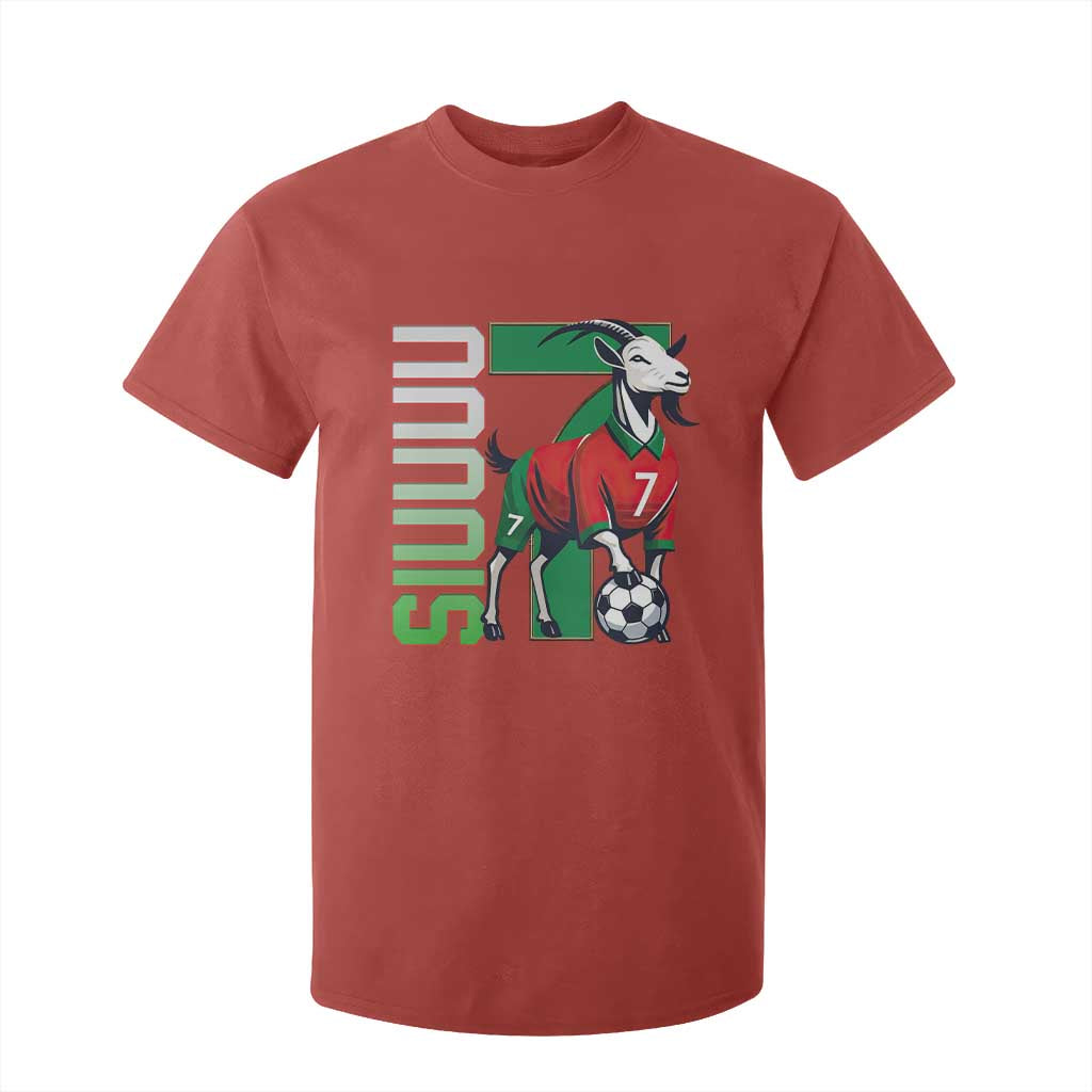 Siuuuu Game Day Soccer Celebration T Shirt For Kid Gift For Fans TS12 Red Print Your Wear