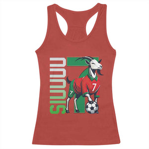 Siuuuu Game Day Soccer Celebration Racerback Tank Top Gift For Fans TS12 Red Print Your Wear