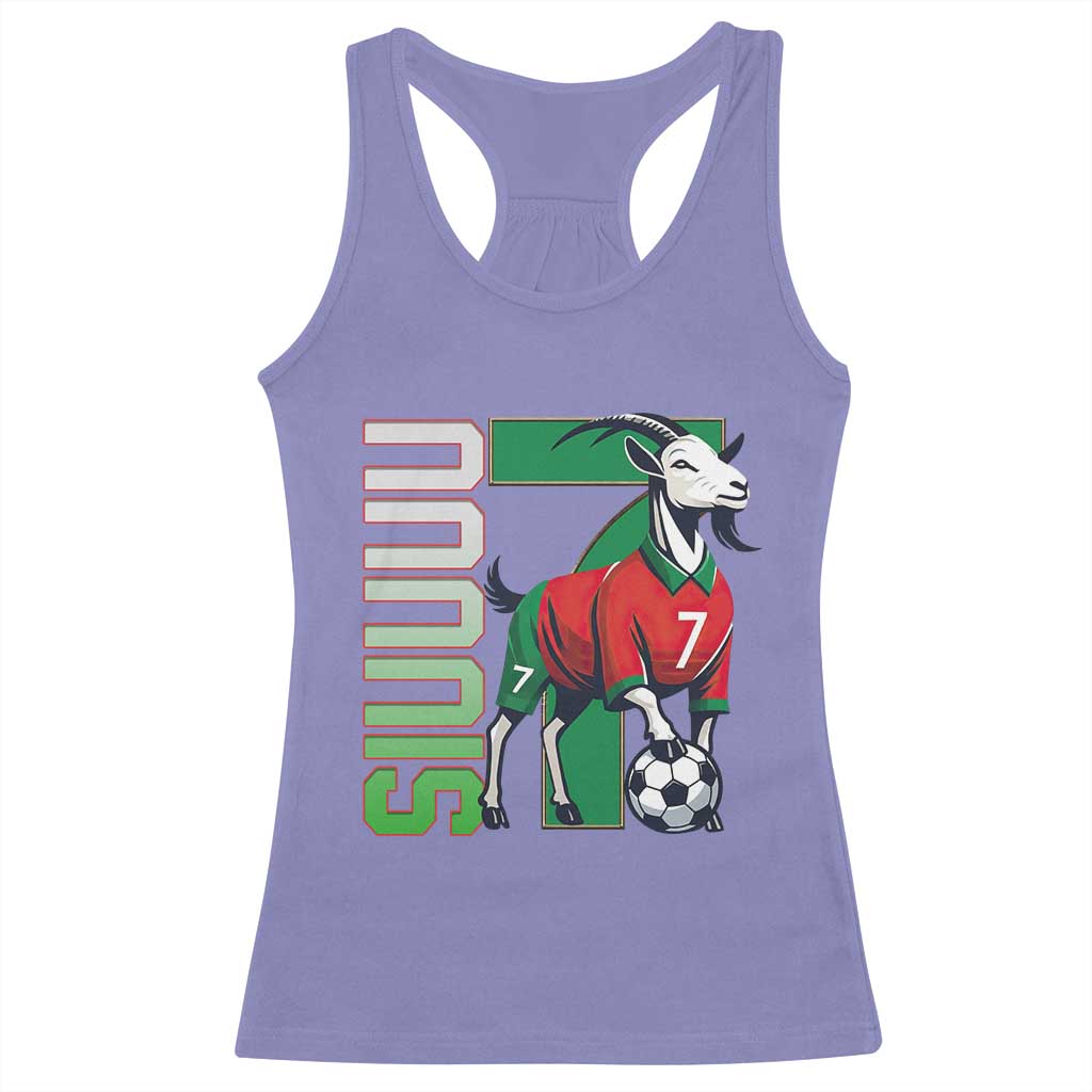 Siuuuu Game Day Soccer Celebration Racerback Tank Top Gift For Fans TS12 Violet Print Your Wear