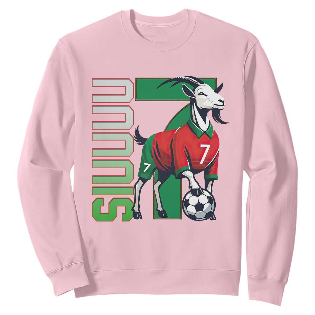 Siuuuu Game Day Soccer Celebration Sweatshirt Gift For Fans TS12 Light Pink Print Your Wear