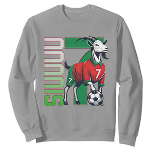 Siuuuu Game Day Soccer Celebration Sweatshirt Gift For Fans TS12 Sport Gray Print Your Wear