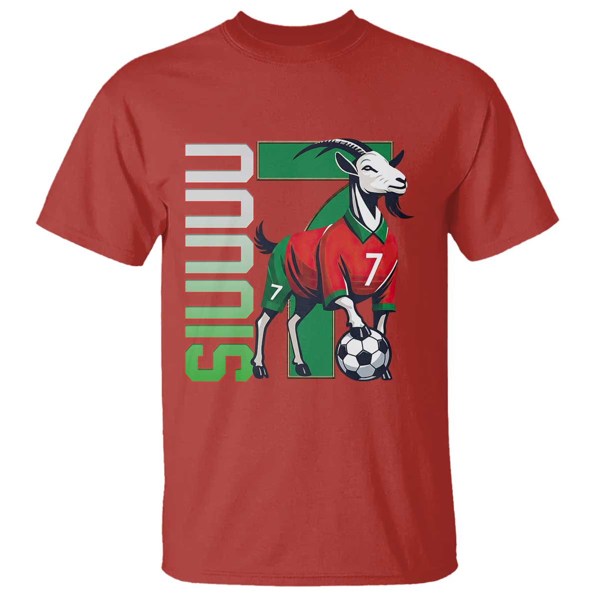 Siuuuu Game Day Soccer Celebration T Shirt Gift For Fans TS12 Red Print Your Wear
