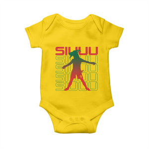 Funny Siuuuu Baby Onesie Iconic Goal Shout Soccer Lover Gift TS12 Daisy Print Your Wear