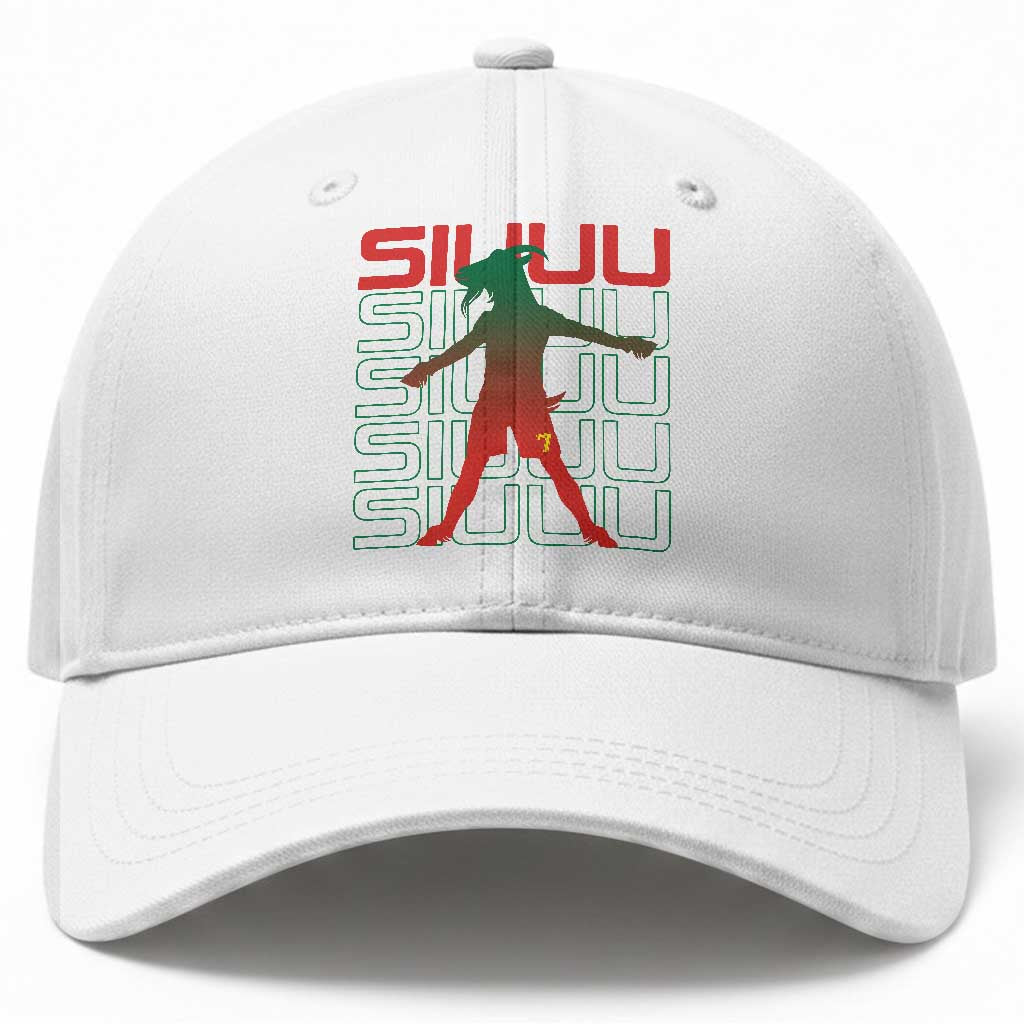 Funny Siuuuu Baseball Cap Iconic Goal Shout Soccer Lover Gift TS12 Print Your Wear
