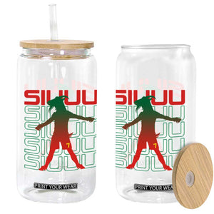 Funny Siuuuu Glass Can Iconic Goal Shout Soccer Lover Gift TS12 Print Your Wear