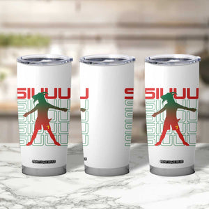 Funny Siuuuu Tumbler Cup Iconic Goal Shout Soccer Lover Gift TS12 Print Your Wear