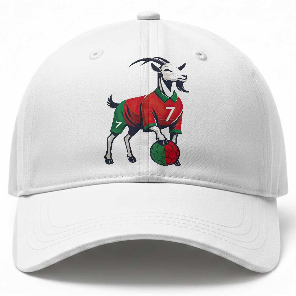 Number Seven Soccer GOAT Siuuuu Celebration Baseball Cap TS12 Print Your Wear