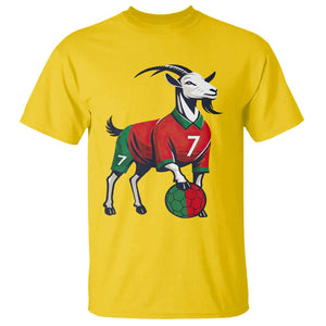 Number Seven Soccer GOAT Siuuuu Celebration T Shirt TS12 Daisy Print Your Wear