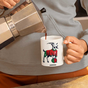 Number Seven Soccer GOAT Siuuuu Celebration Coffee Mug TS12 Print Your Wear