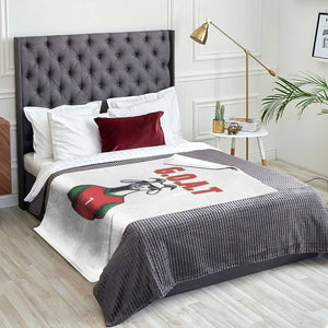 Siuuuu Goat Soccer Celebration Throw Blanket Gift For Fans TS12 Print Your Wear