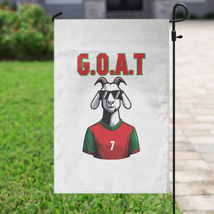 Siuuuu Goat Soccer Celebration Garden Flag Gift For Fans TS12 Print Your Wear