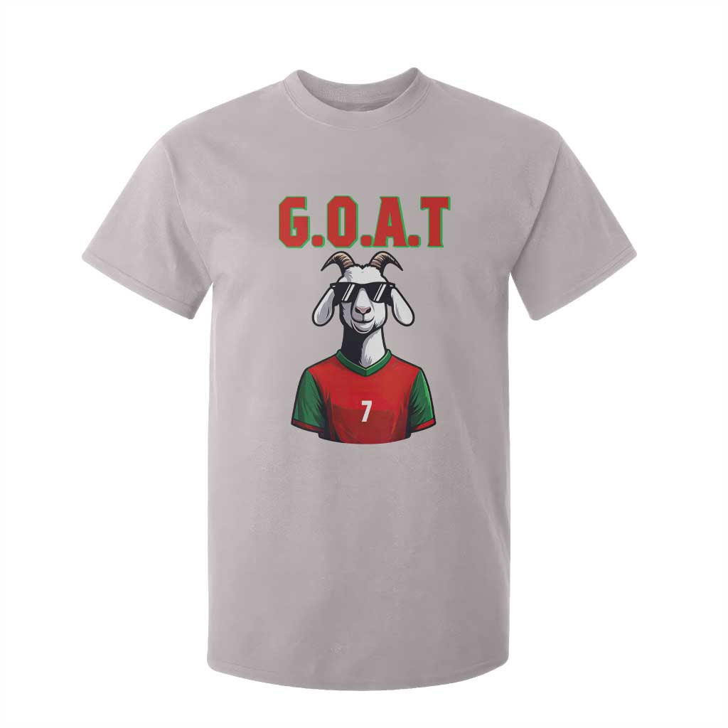 Siuuuu Goat Soccer Celebration T Shirt For Kid Gift For Fans TS12 Ice Gray Print Your Wear