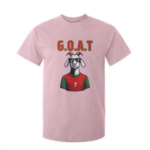 Siuuuu Goat Soccer Celebration T Shirt For Kid Gift For Fans TS12 Light Pink Print Your Wear