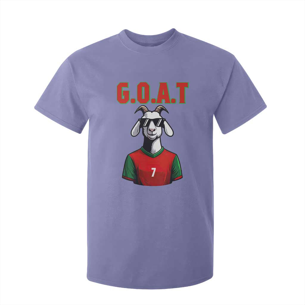 Siuuuu Goat Soccer Celebration T Shirt For Kid Gift For Fans TS12 Violet Print Your Wear