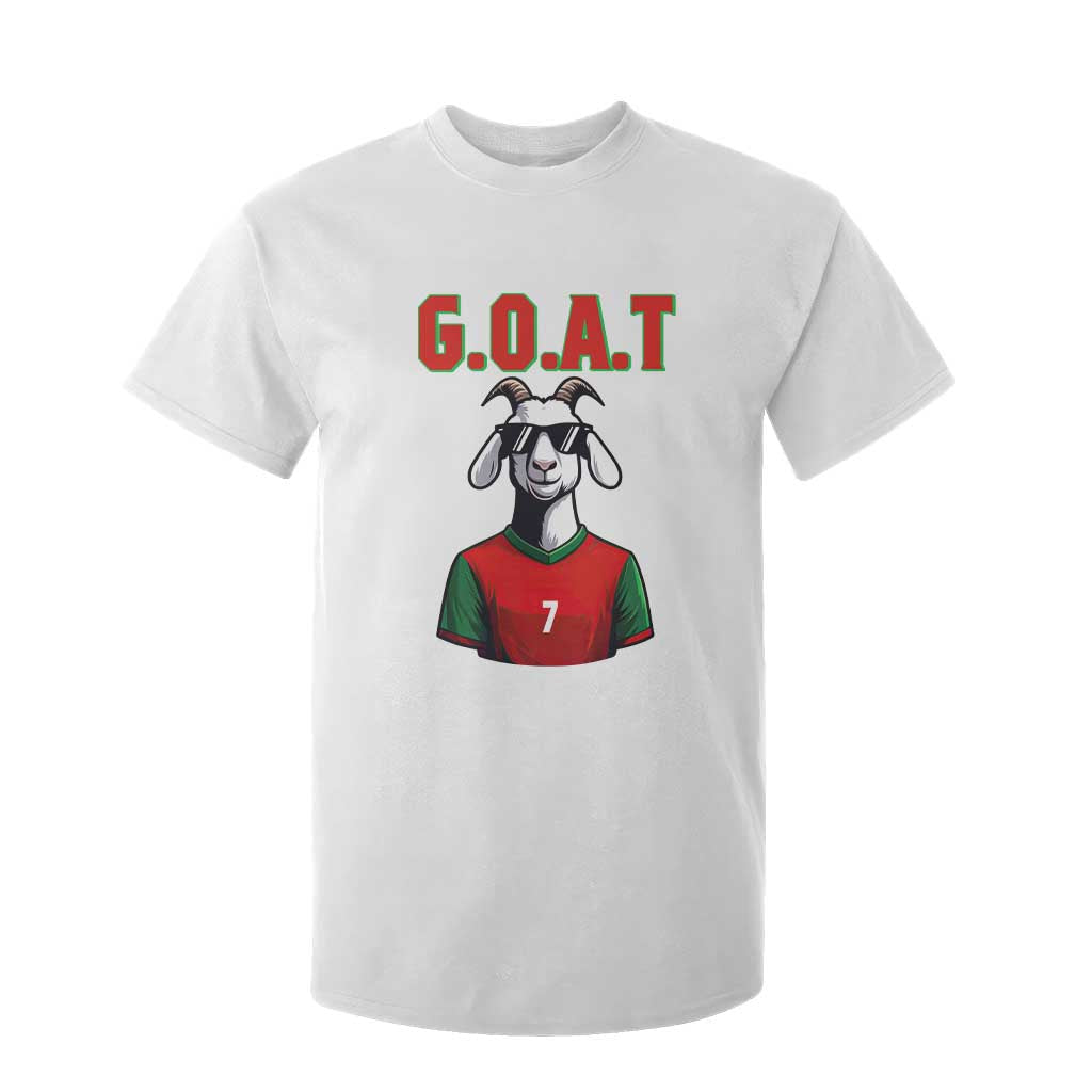 Siuuuu Goat Soccer Celebration T Shirt For Kid Gift For Fans TS12 White Print Your Wear