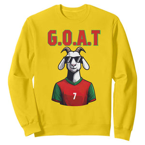 Siuuuu Goat Soccer Celebration Sweatshirt Gift For Fans TS12 Daisy Print Your Wear