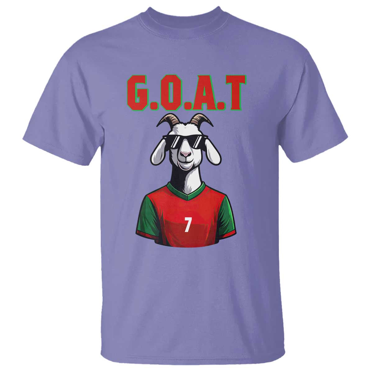 Siuuuu Goat Soccer Celebration T Shirt Gift For Fans TS12 Violet Print Your Wear