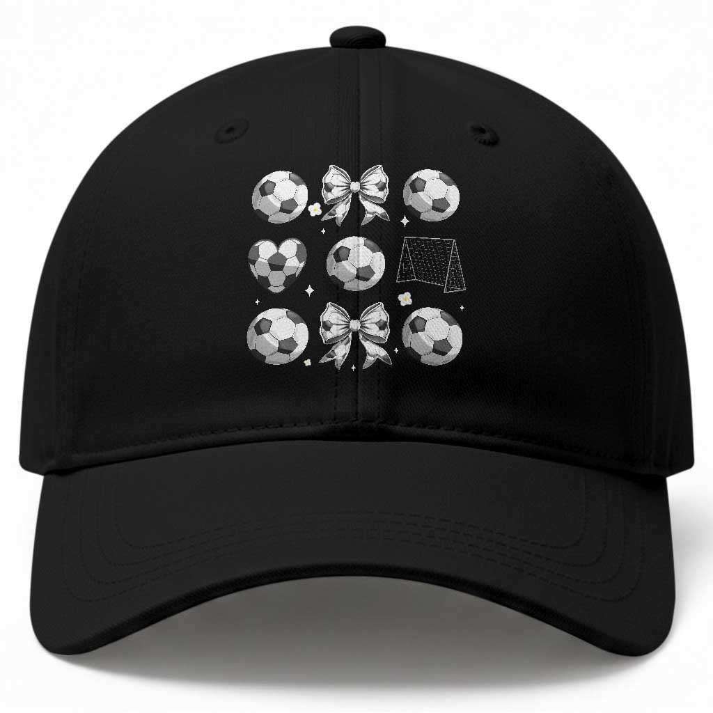 Game Day Coquette Aesthetic Baseball Cap Soccer Mom Gifts TS12 Print Your Wear