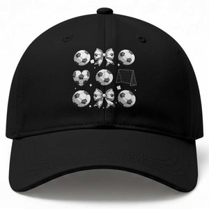 Game Day Coquette Aesthetic Baseball Cap Soccer Mom Gifts TS12 Print Your Wear