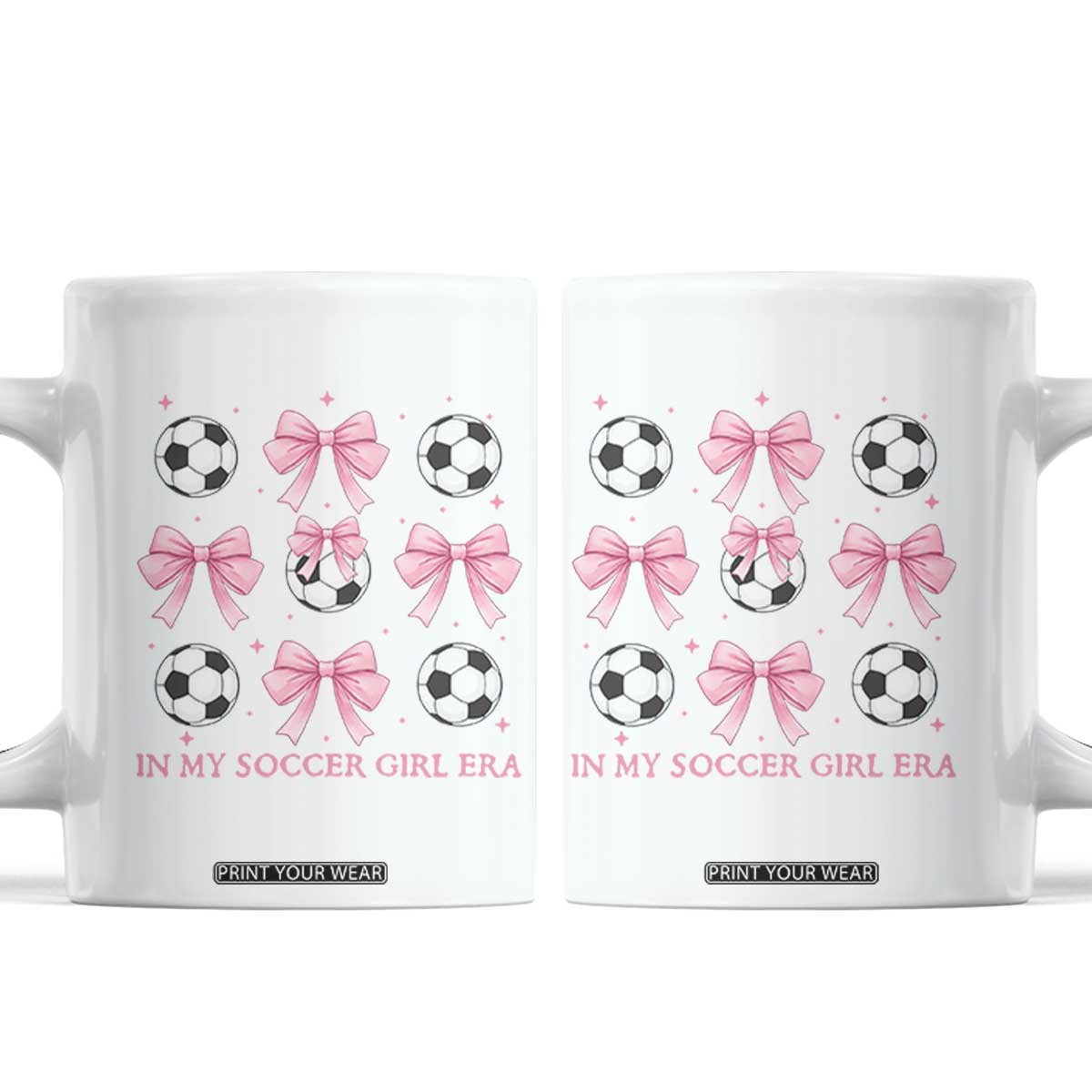 In My Soccer Girl Era Coffee Mug Funny Football Fan TS12 White Print Your Wear