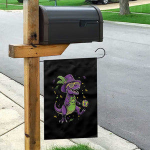 Funny Mardi Gras Dinosaur Playing Soccer Garden Flag TS12 Print Your Wear