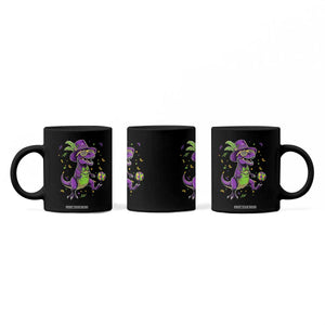 Funny Mardi Gras Dinosaur Playing Soccer Coffee Mug TS12 Print Your Wear