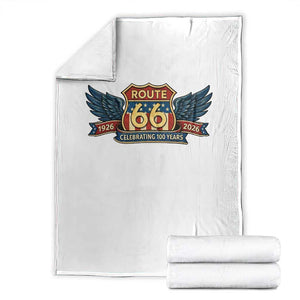 Route Highway 66 Centennial Throw Blanket 100 Years Of The Mother Road TS12 Black Print Your Wear
