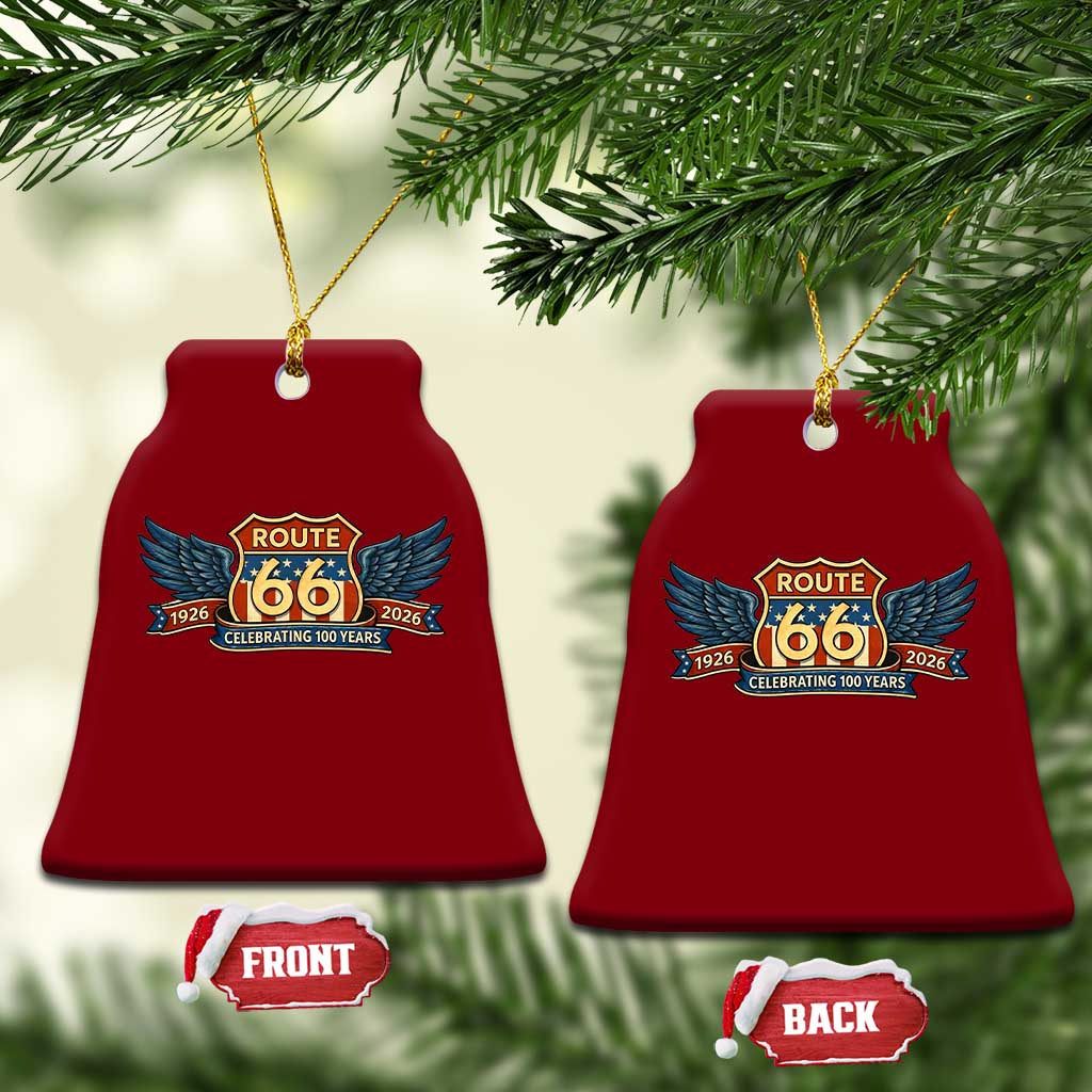 Route Highway 66 Centennial Ceramic Ornament 100 Years Of The Mother Road TS12 Print Your Wear