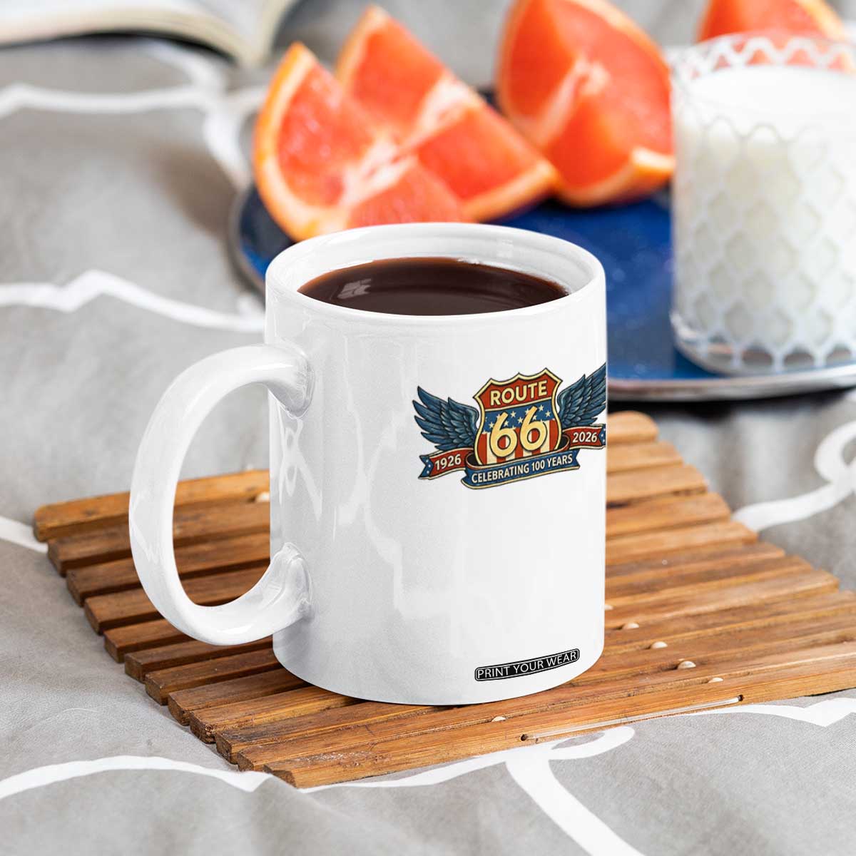 Route Highway 66 Centennial Coffee Mug 100 Years Of The Mother Road TS12 Print Your Wear