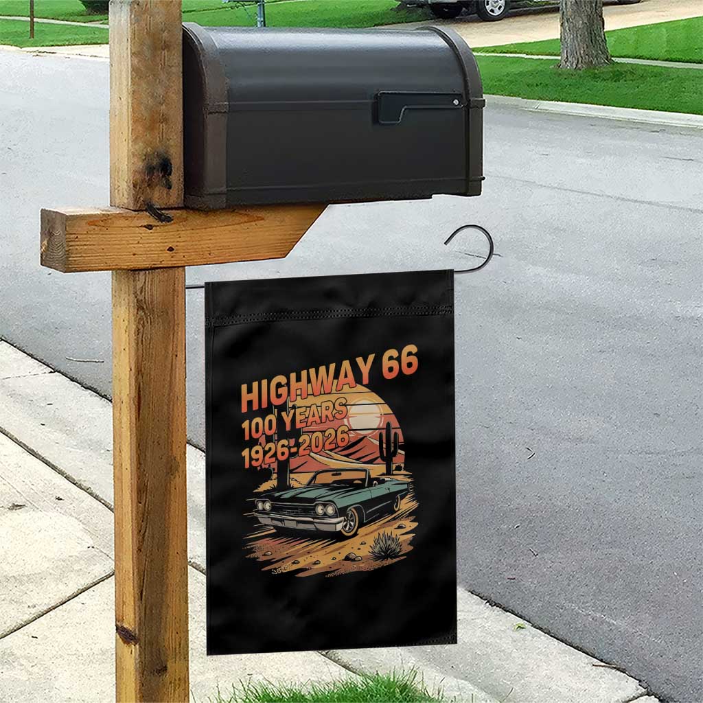 Route Highway 66 Centennial Garden Flag 100 Year Road Trip Adventure TS12 Print Your Wear